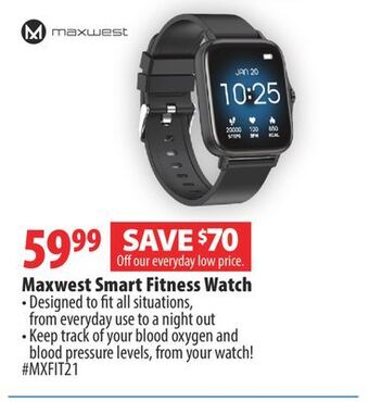 London Drugs Maxwest smart fitness watch offer