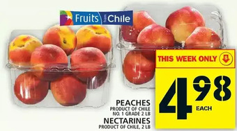 Food Basics Peaches | nectarines offer