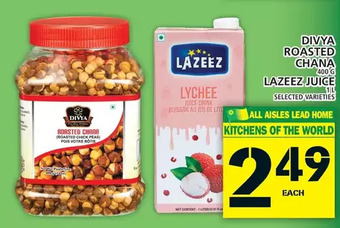 Food Basics Divya roasted chana | lazeez juice offer