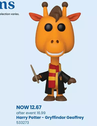 Toys R us Funko pop! ad icons: harry potter - gryffindor geoffrey - r exclusive offer