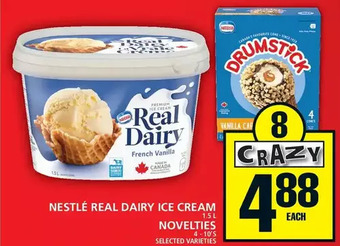Food Basics Nestlé real dairy ice cream | novelties offer