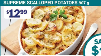 M & M Food Market Supreme scalloped potatoes offer