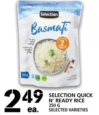 Food Basics Selection quick n' ready rice offer