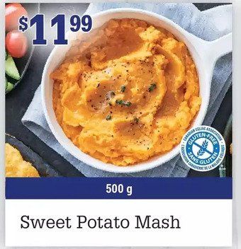 M & M Food Market Sweet potato mash offer