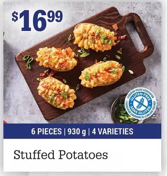M & M Food Market Stuffed potatoes offer