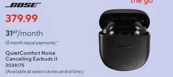 Staples Bose quietcomfort noise cancelling earbuds ii offer