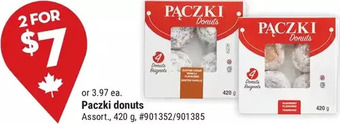 Giant Tiger Paczki donuts offer