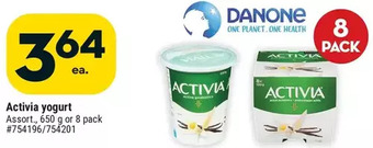 Giant Tiger Activia yogurt offer