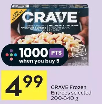 Foodland Crave frozen entrées offer