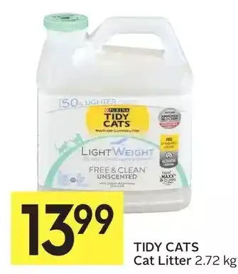 Tidy cats cat litter