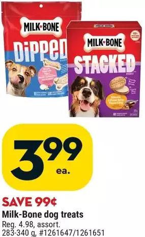 Giant Tiger Milk-bone dog treats offer