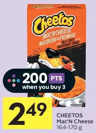 Foodland Cheetos mac'n cheese offer