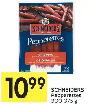 Foodland Schneiders pepperettes offer