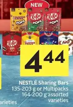 Foodland Nestlé sharing bars or multipacks offer