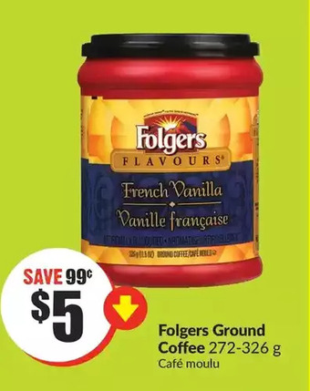 FreshCo Folgers ground coffee offer