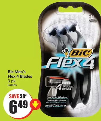 FreshCo Bic men's flex 4 blades offer