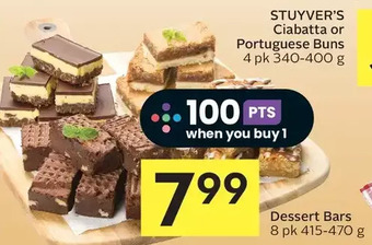 Foodland Dessert bars offer