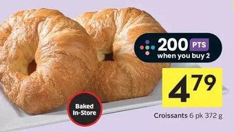 Foodland Croissants offer