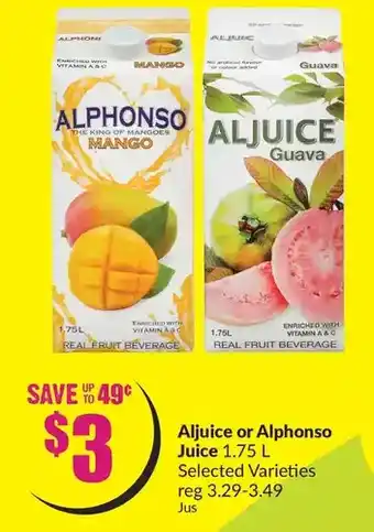 FreshCo Aljuice or alphonso juice offer