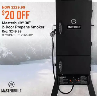 Cabela's Masterbuilt 30" 2-door propane smoker offer