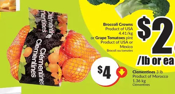 FreshCo Clementines offer