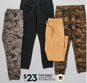 Giant Tiger Cargo joggers offer