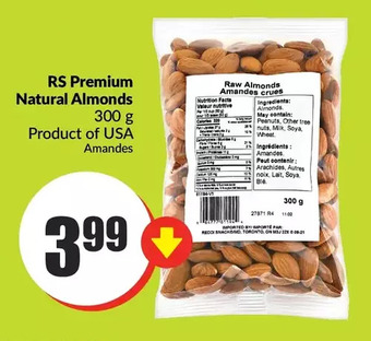 FreshCo Rs premium natural almonds offer