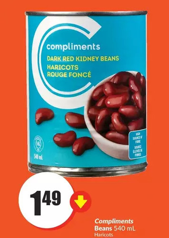 FreshCo Compliments beans offer