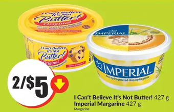 FreshCo I can't believe it's not butter! imperial margarine offer