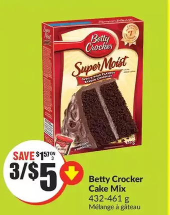 FreshCo Betty crocker cake mix offer