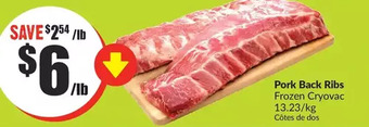 FreshCo Pork back ribs offer
