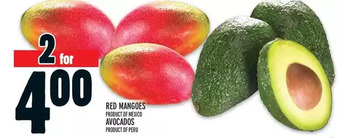 Metro Red mangoes | avocados offer