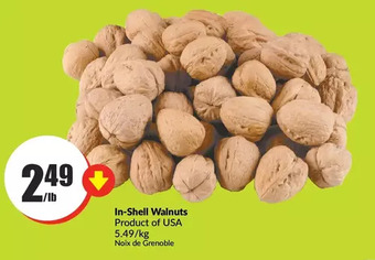 FreshCo In-shell walnuts offer
