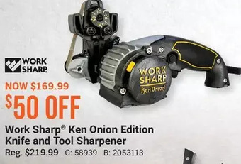 Bass Pro Work sharp ken onion edition knife and tool sharpener offer