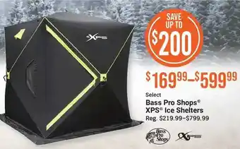 Bass Pro Bass pro shops xps ice shelters offer