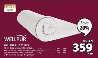 JYSK Wellpur t110 offer