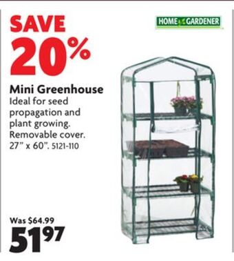 Home Hardware Mini greenhouse offer
