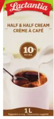 Giant Tiger Lactantia 10% cream offer