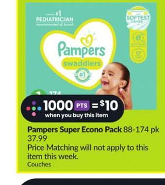 FreshCo Pampers super econo pack 88-174 pk offer