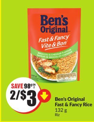 FreshCo Ben's original fast & fancy rice 132 g offer