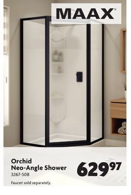Home Hardware Orchid neo-angle shower offer