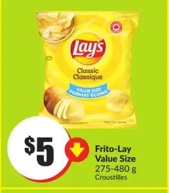 FreshCo Frito-lay value size 275-480 g offer