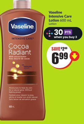 FreshCo Vaseline intensive care lotion 600 ml offer
