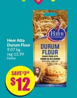Chalo FreshCo Heer atta durum flour 9.07 kg offer