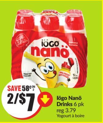 Chalo FreshCo Iögo nanö drinks 6 pk offer