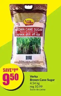 Chalo FreshCo Verka brown cane sugar 4.54 kg offer