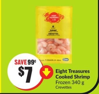 Chalo FreshCo Eight treasures cooked shrimp frozen 340 g offer