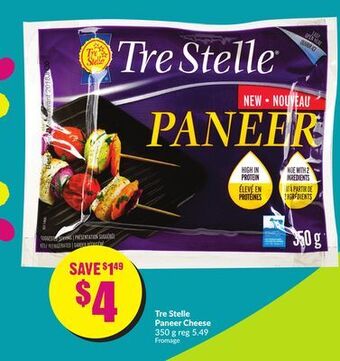 FreshCo Tre stelle paneer cheese 350 g offer