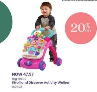 Babies 'R' Us Vtech stroll and discover activity walker offer