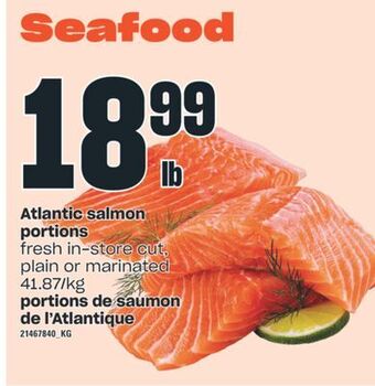 Valu-mart Portions de saumon de l'atlantique offer